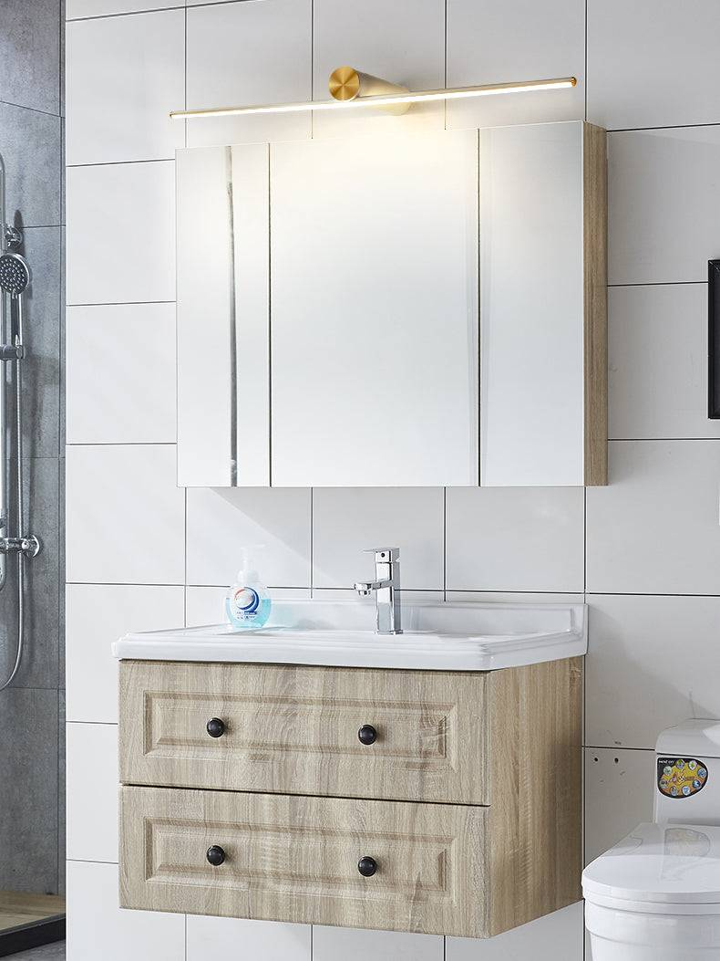 Modern White Golden Body Led Mirror Light