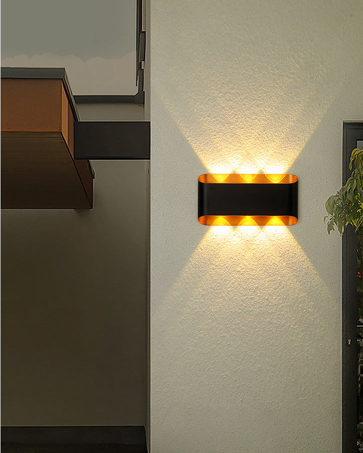 6 Lights Facade Outdoor Wall Light