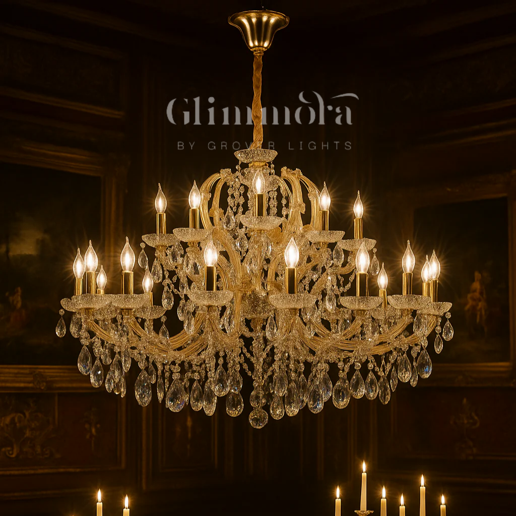 Stanza of Candles (Gold, 24‑Arm)