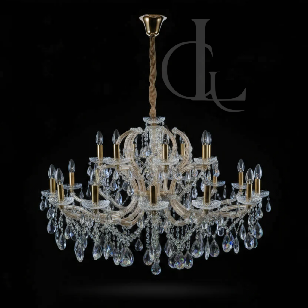 Stanza of Candles (Gold, 24‑Arm)