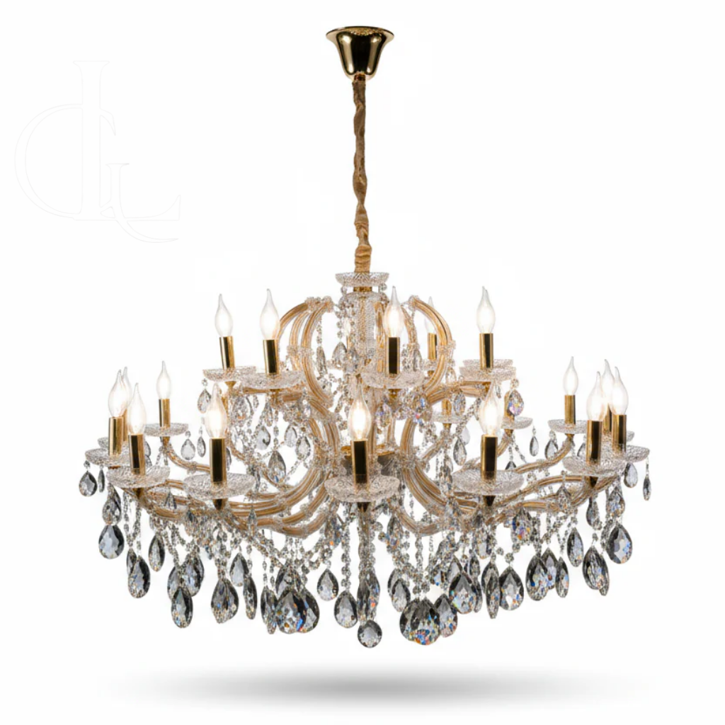 Stanza of Candles (Gold, 24‑Arm)