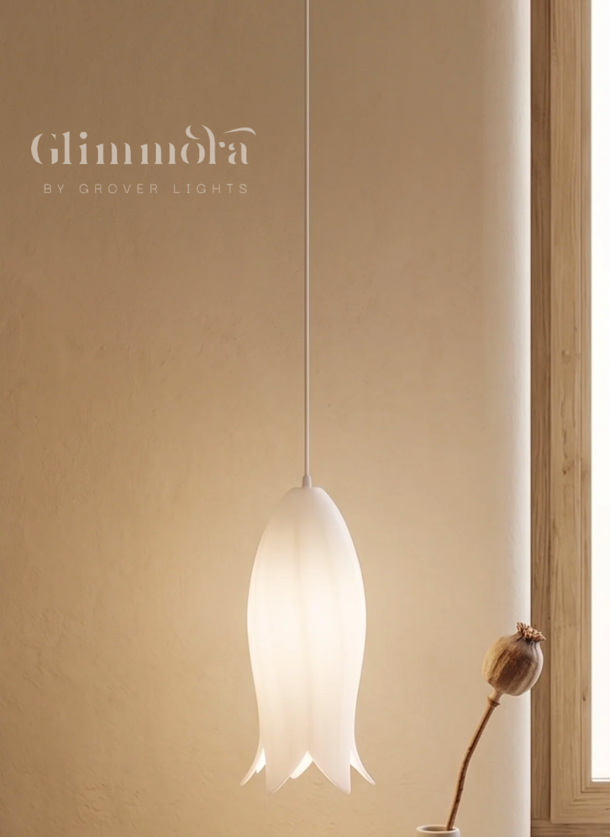 Petal Drop (Ceramic) Hanging Light
