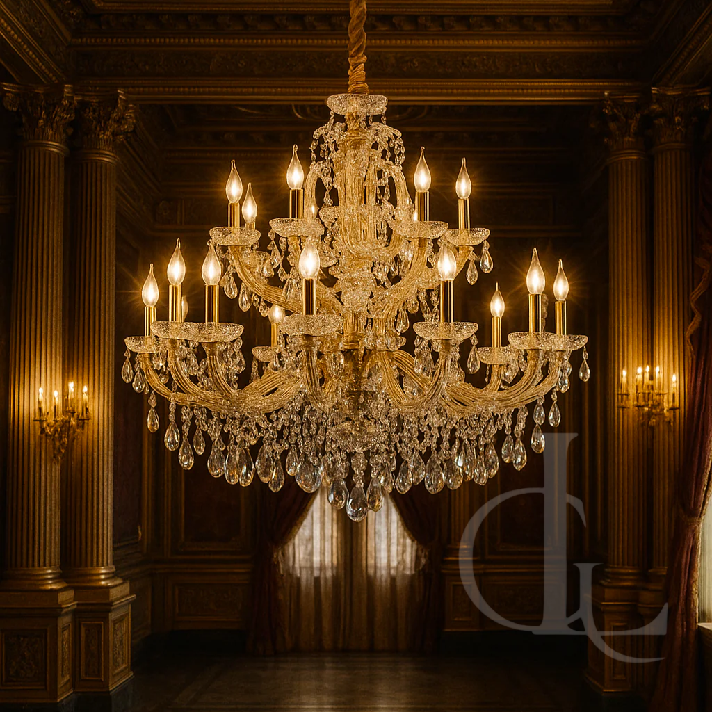 Stanza of Candles (Gold, 24‑Arm)