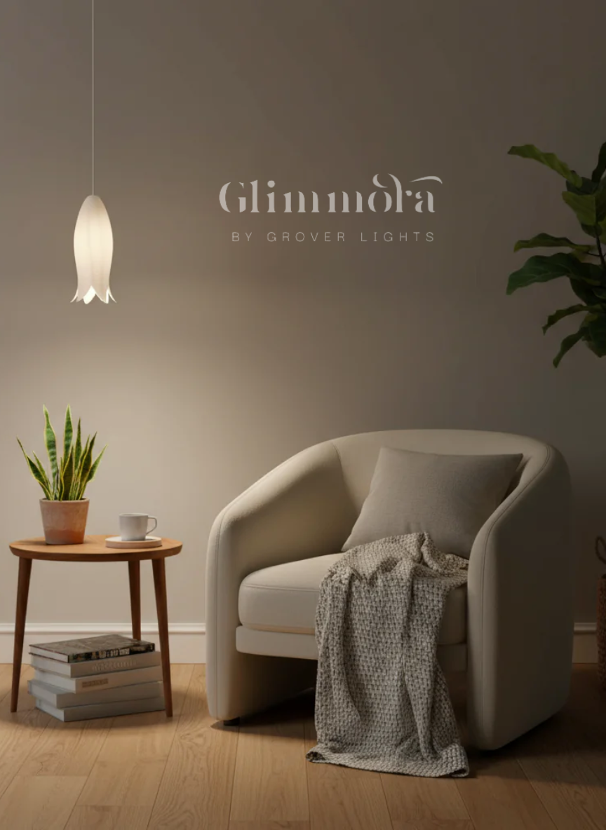 Petal Drop (Ceramic) Hanging Light