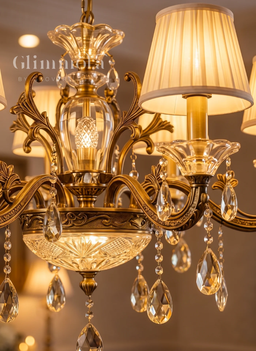 Beneath the Golden Sky Chandelier