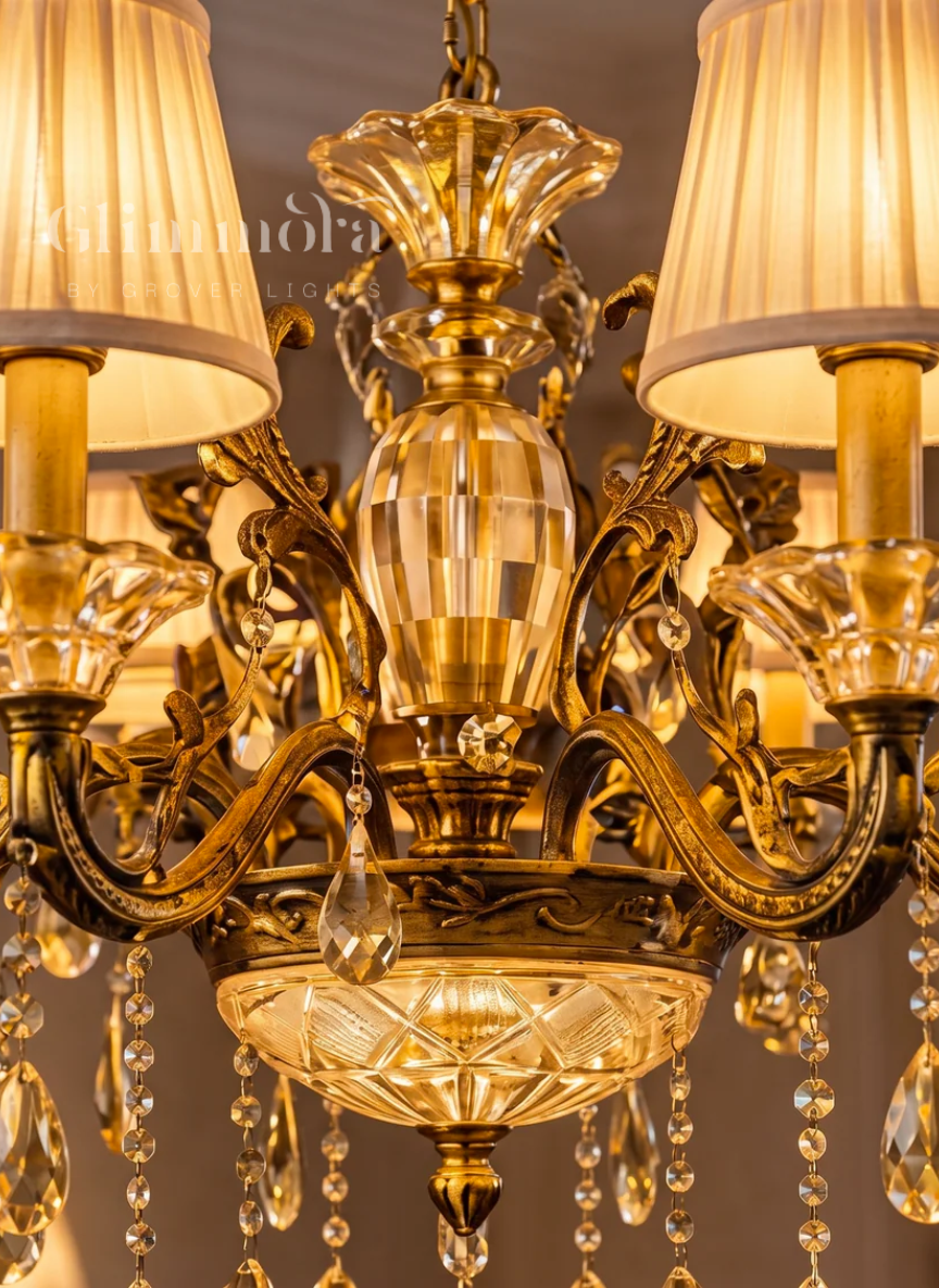 Beneath the Golden Sky Chandelier