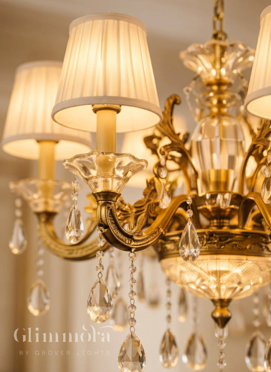 Beneath the Golden Sky Chandelier