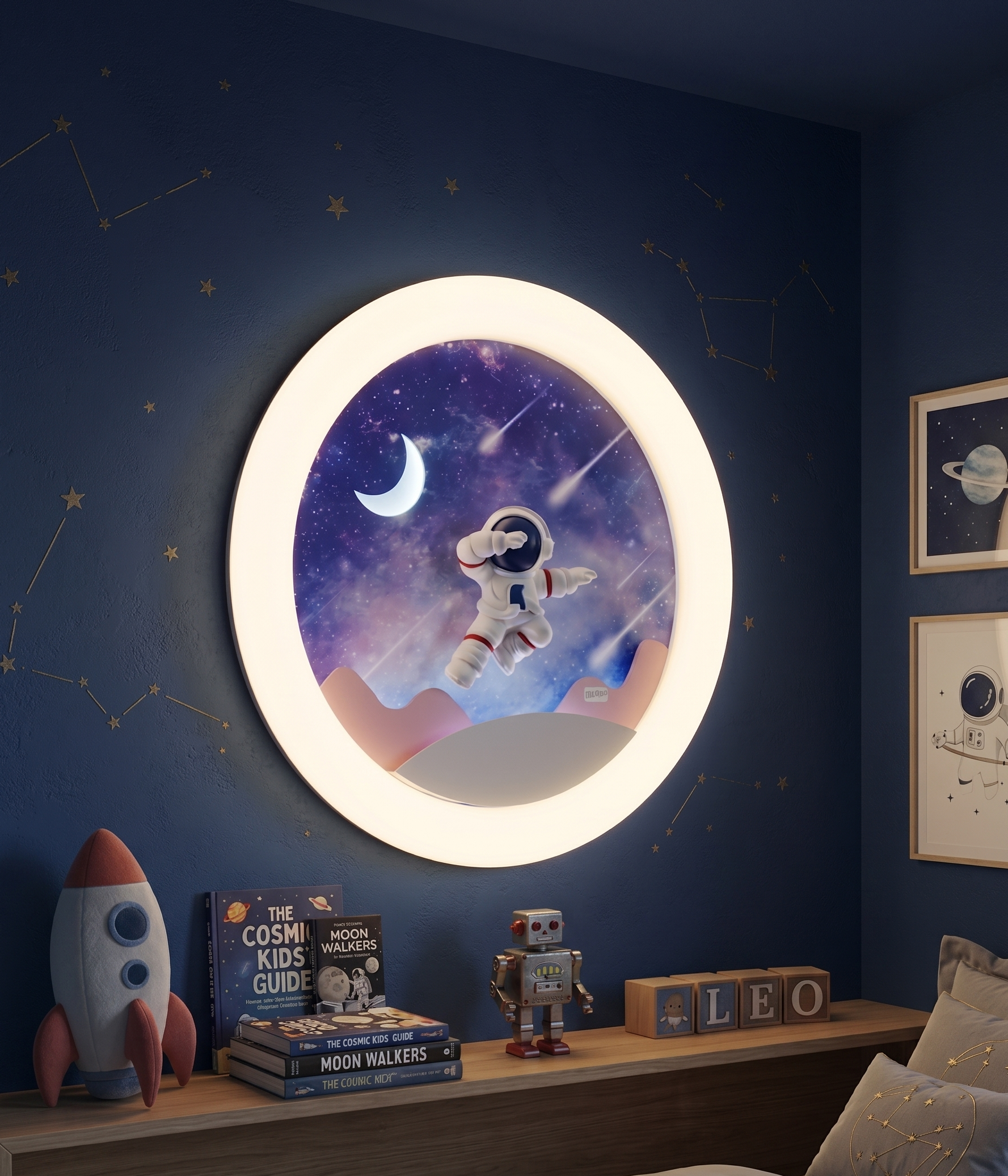 When Moon Winked (20 Inch) Wall/Ceiling Light