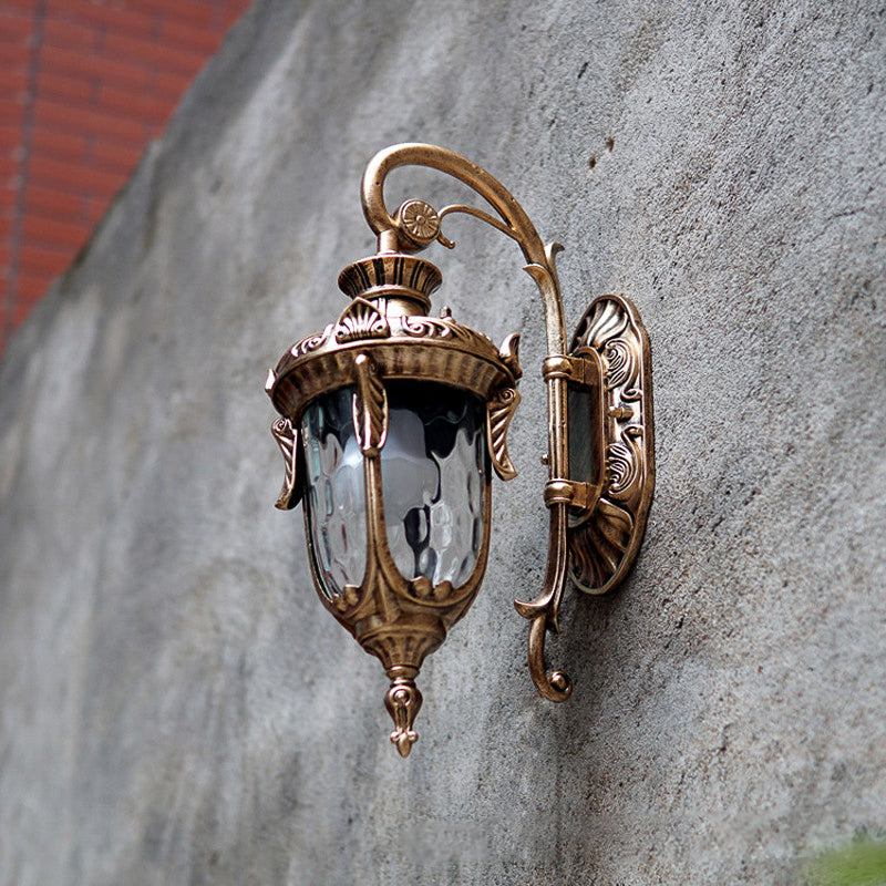 Antique Brushed Outdoor Wall Light
