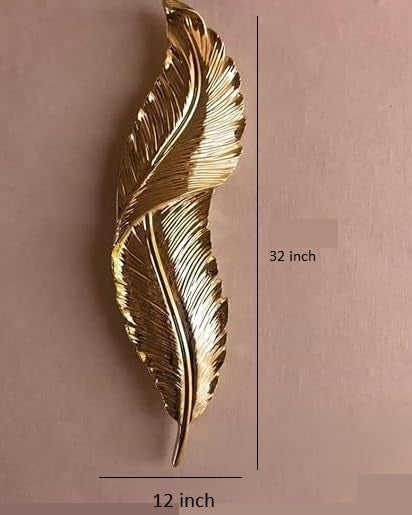 LED Wall Light Sconce lamp leave (Golden Antique)