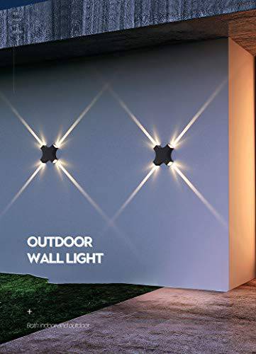 Starshine Glow Waterproof Outdoor Wall Light