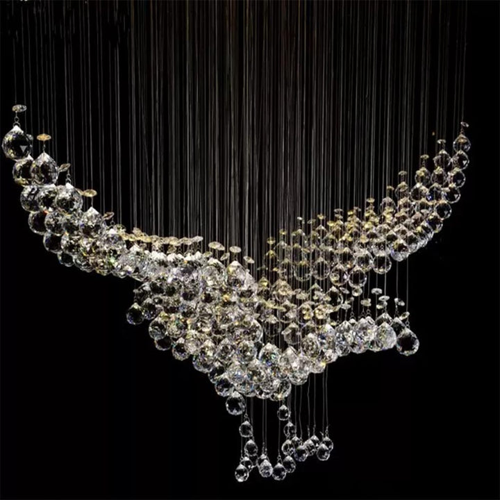 Wing Bling Bird Crystal Chandelier