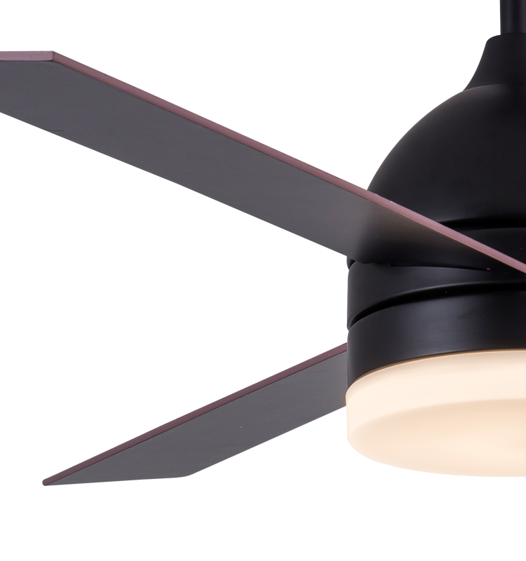 Modern 3 Blade Black Ceiling Fan