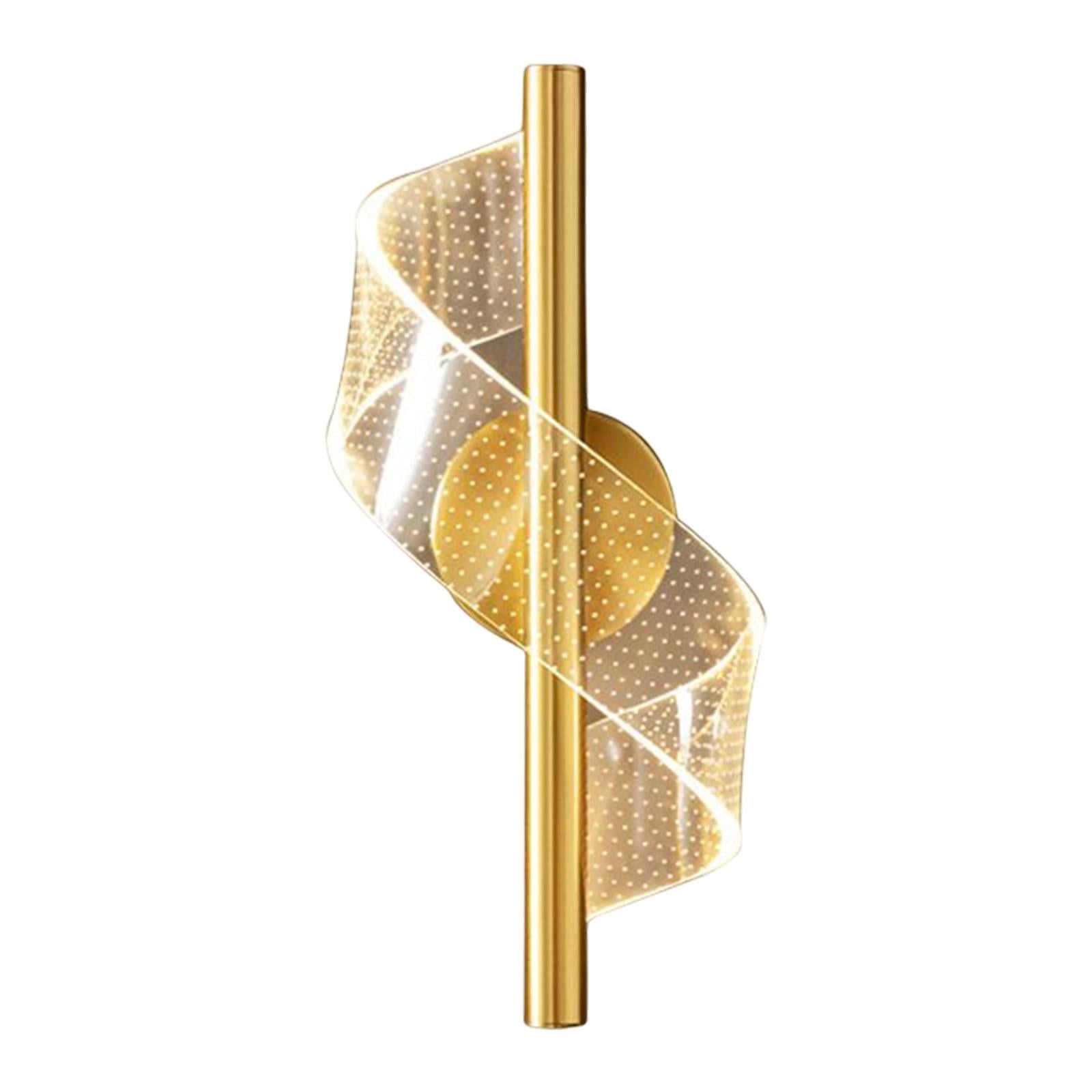 Spiral Shine (Gold) Wall Light