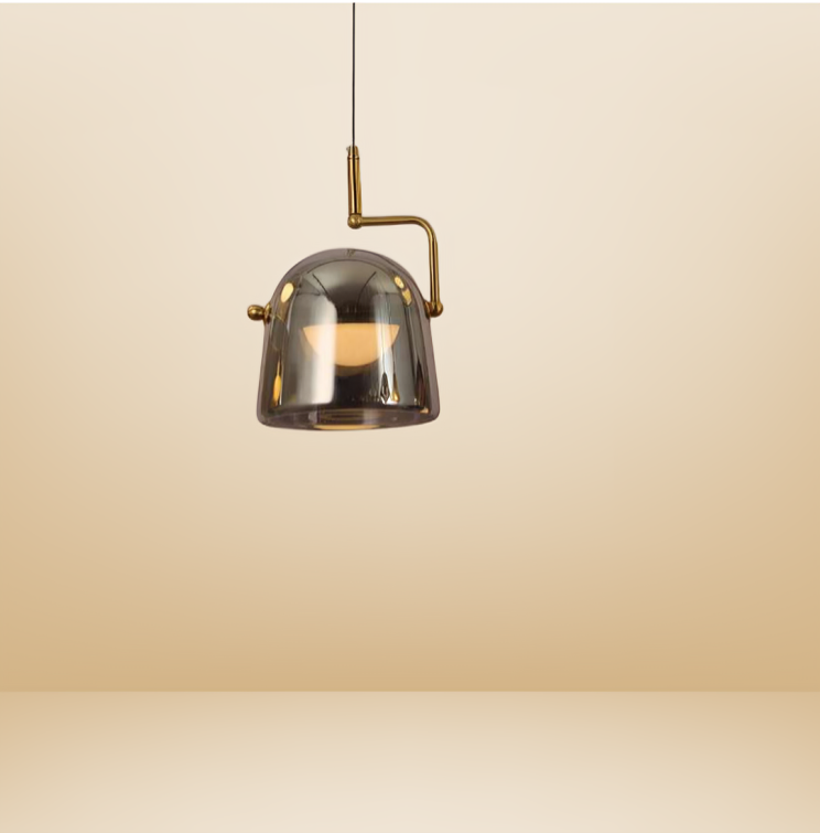 Black Glass Metal Pendant Lamp
