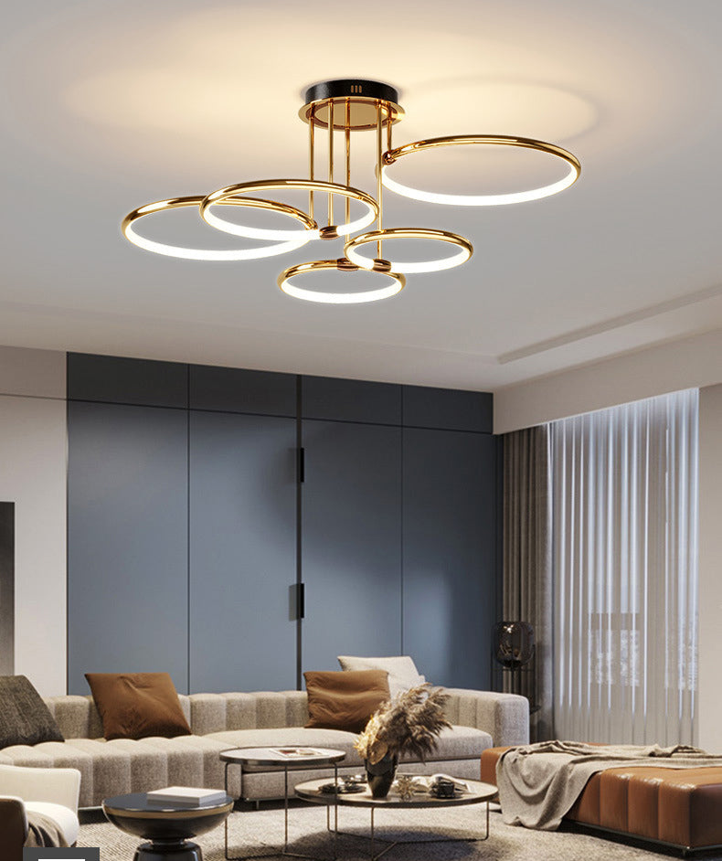 Glow Anello: Gold Body Ring Ceiling Light
