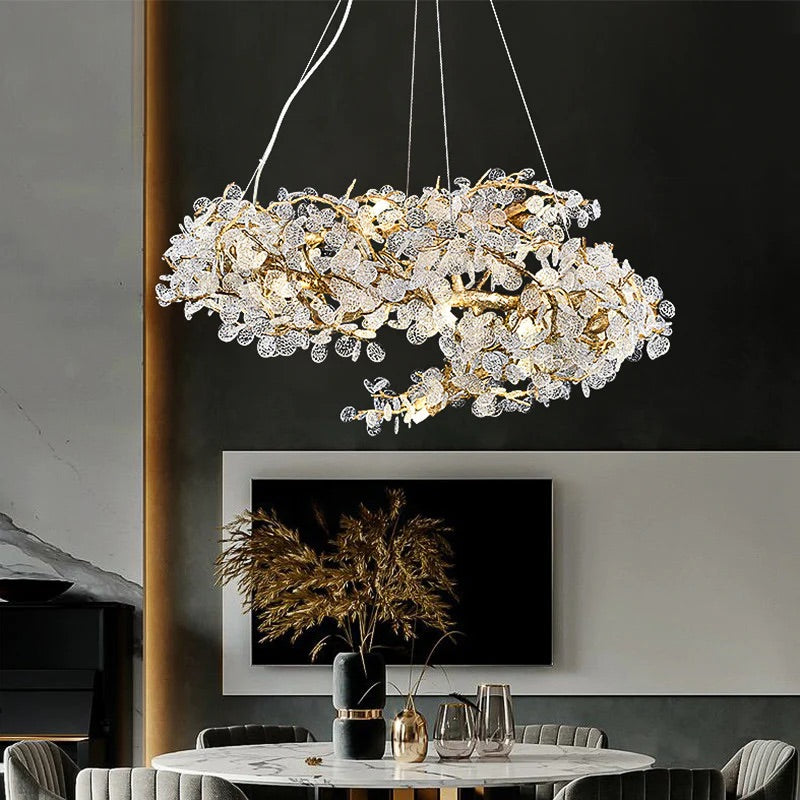 Crystal Circlet Chandelier