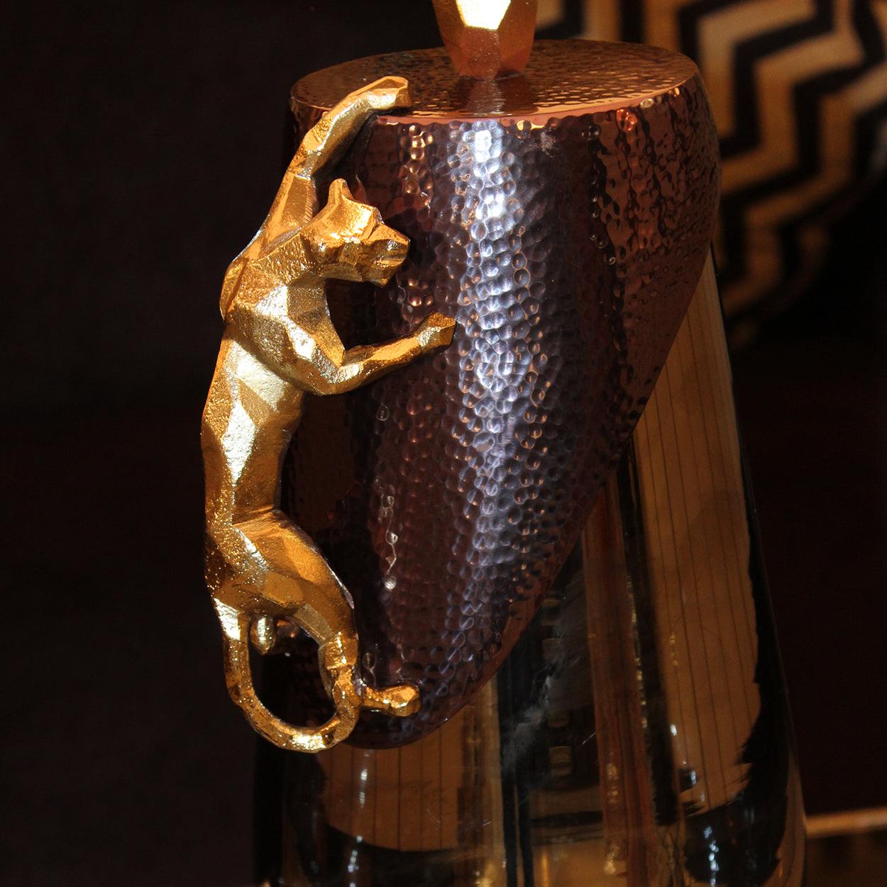 Wild Essence Metal and Glass Table Lamp