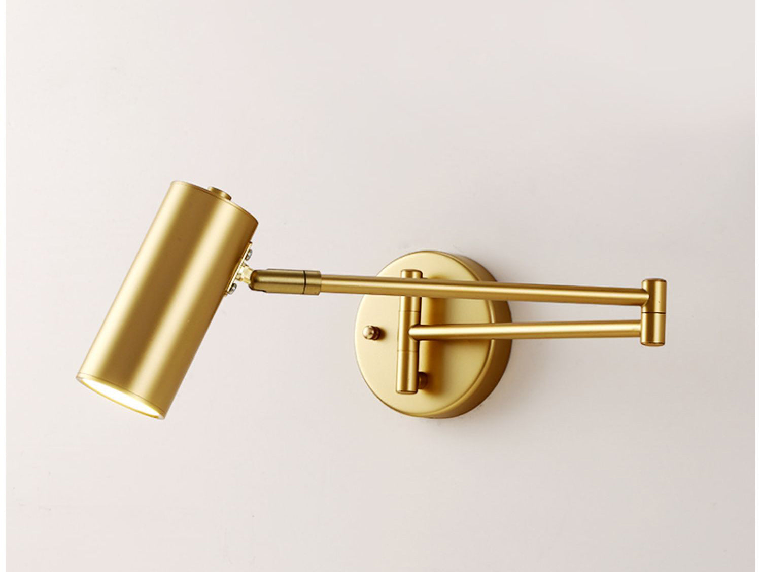 Luxury LED Gold Long Arm Adjustable Wall Light