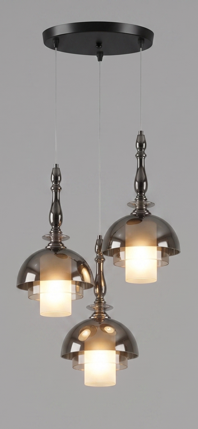 Mystic Opera(Glass, Smoke) Hanging Light