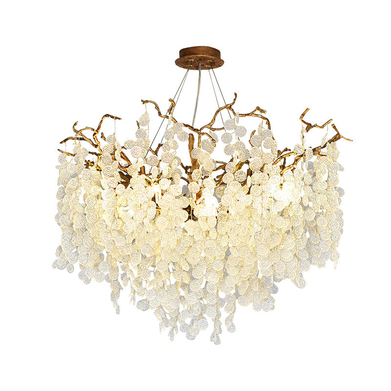Snowflake  Falls Led Chandelier