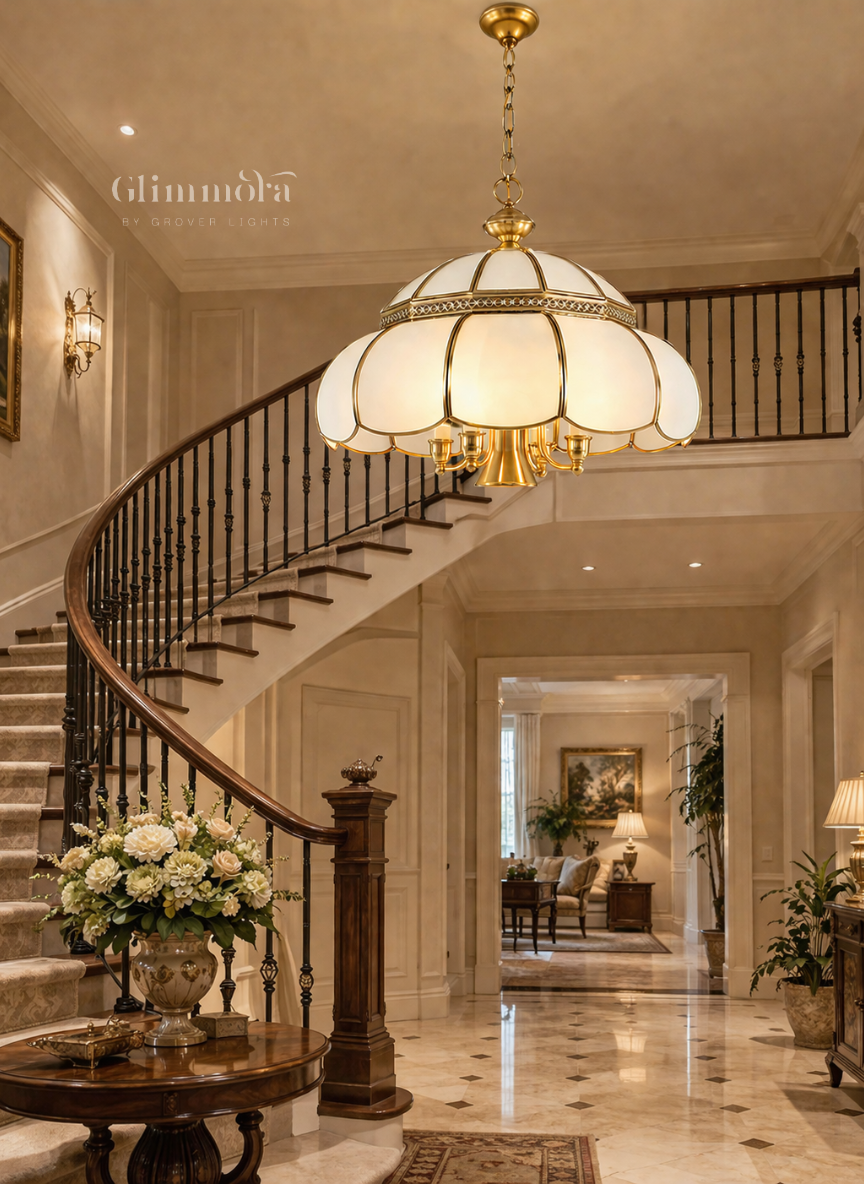 Classic Dome Pendant Chandelier