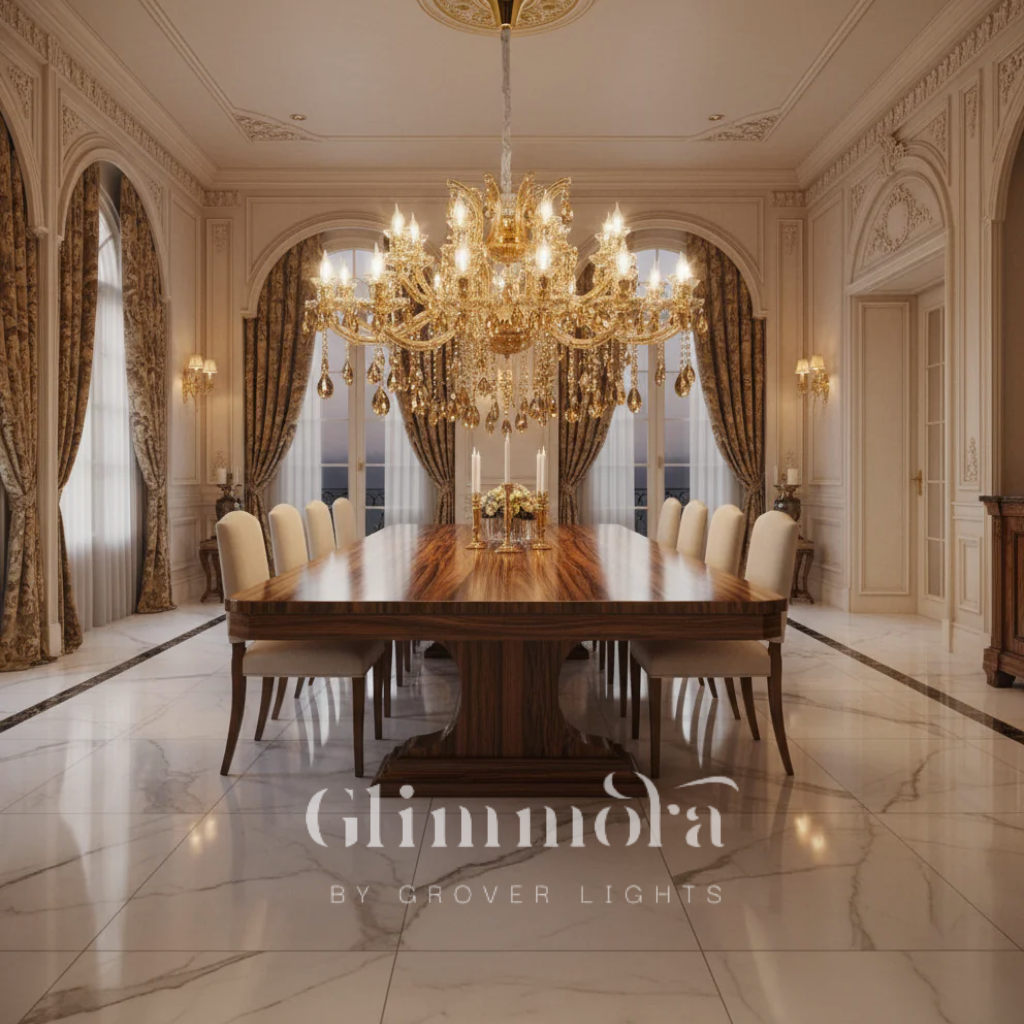 Stanza of Candles (Amber,24‑Arm) Chandelier