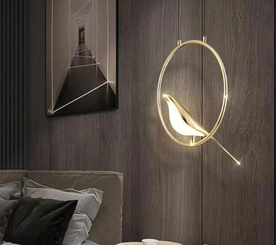 Optimistic Birdie Glow Pendant Lamp With Metal Base