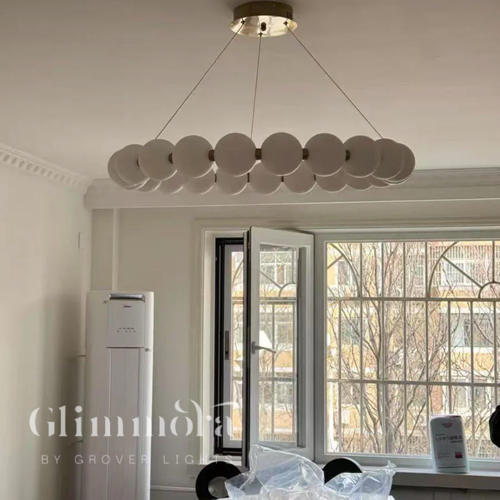 String Of Dreams (Gold, 600 mm) Round Chandelier