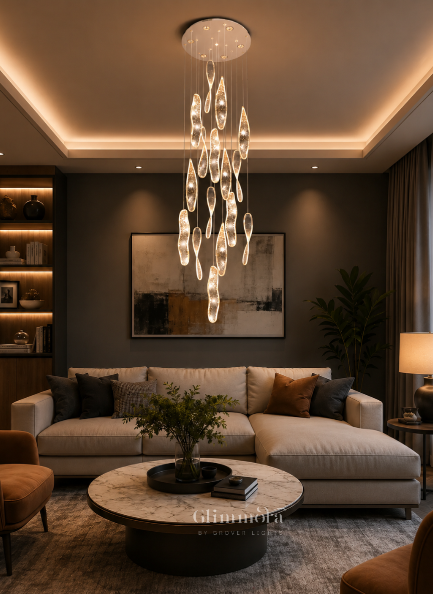 Celestia Raindrop Cascade Chandelier