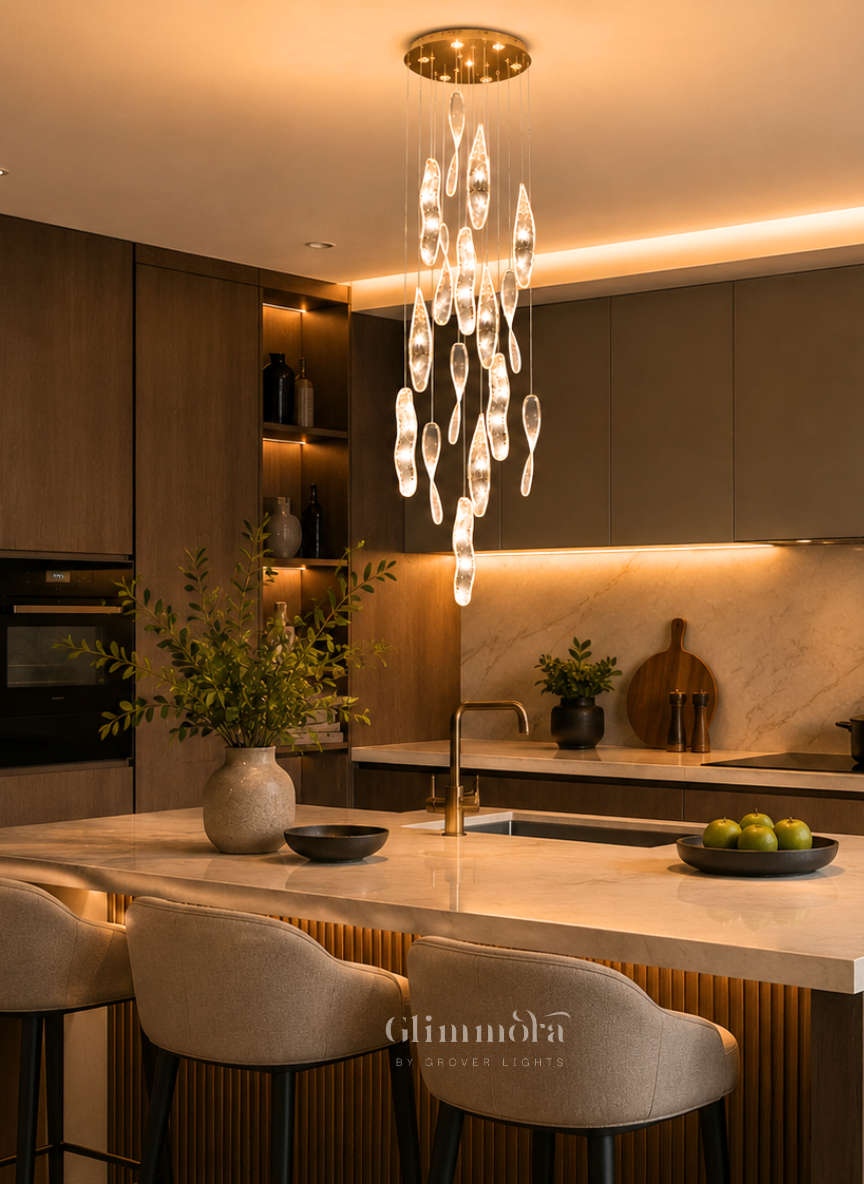 Celestia Raindrop Cascade Chandelier