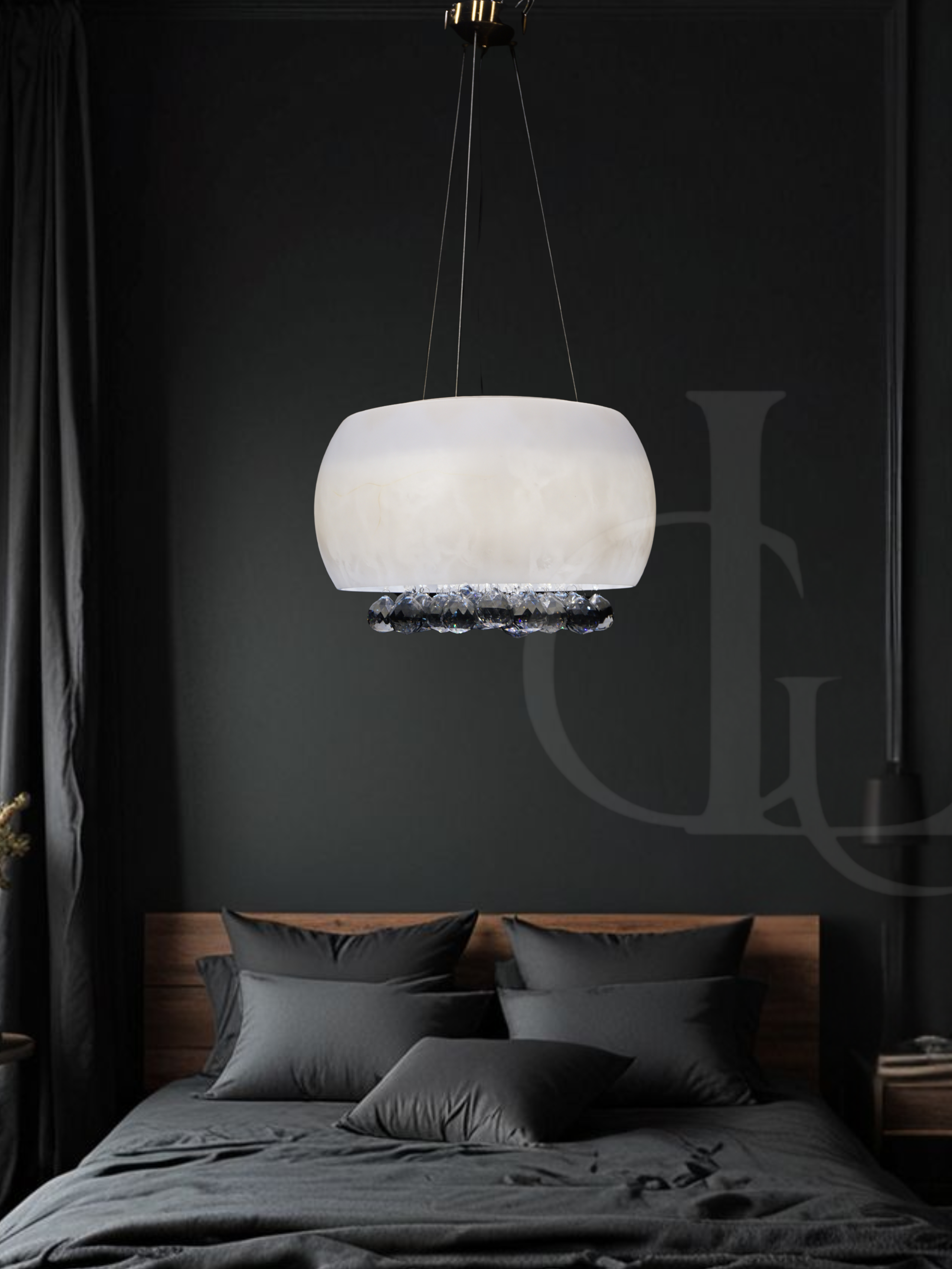 Moonveil Chandelier (Frosted Glass) Chandelier