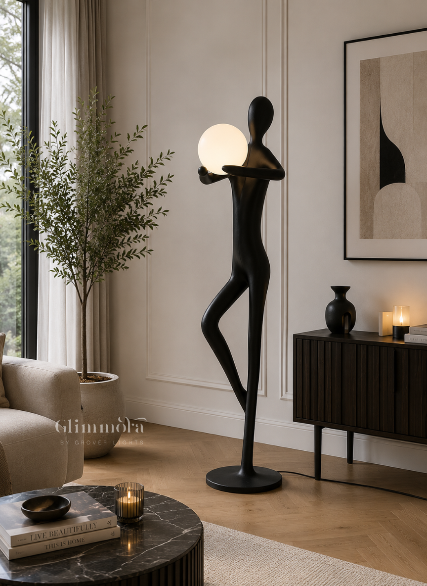 Lunaris Figure Sculptural Floor Lamp