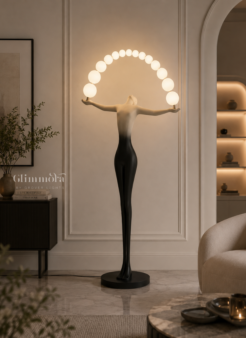 Celestia Arc Sculptural Floor Lamp