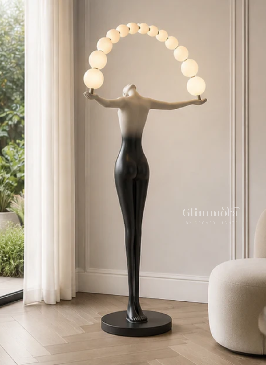 Celestia Arc Sculptural Floor Lamp