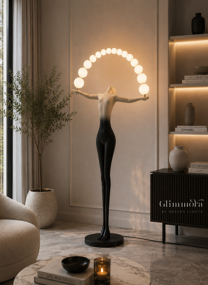 Celestia Arc Sculptural Floor Lamp