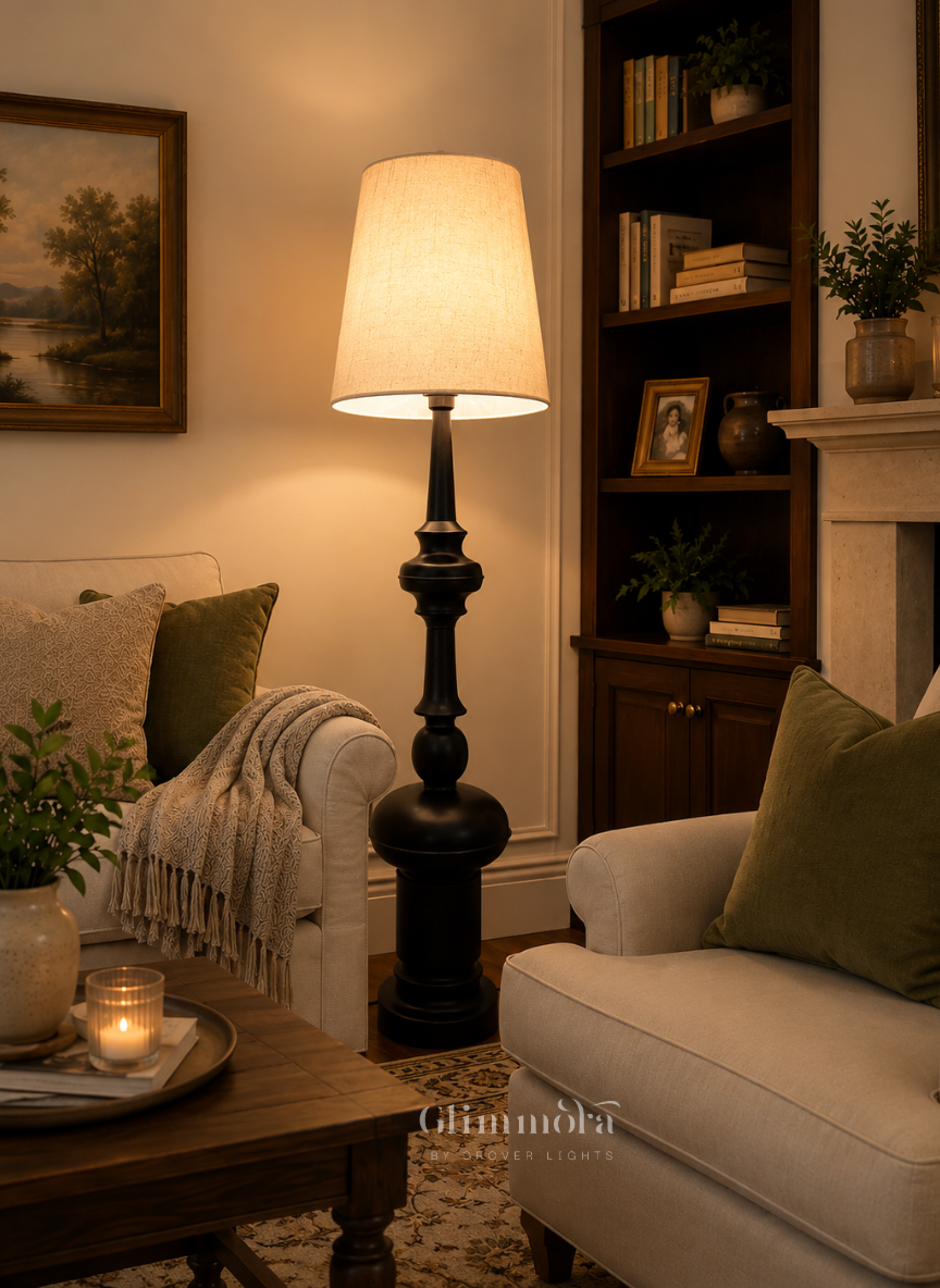 Heritage Noir Floor Lamp