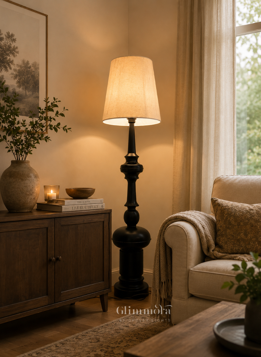 Heritage Noir Floor Lamp