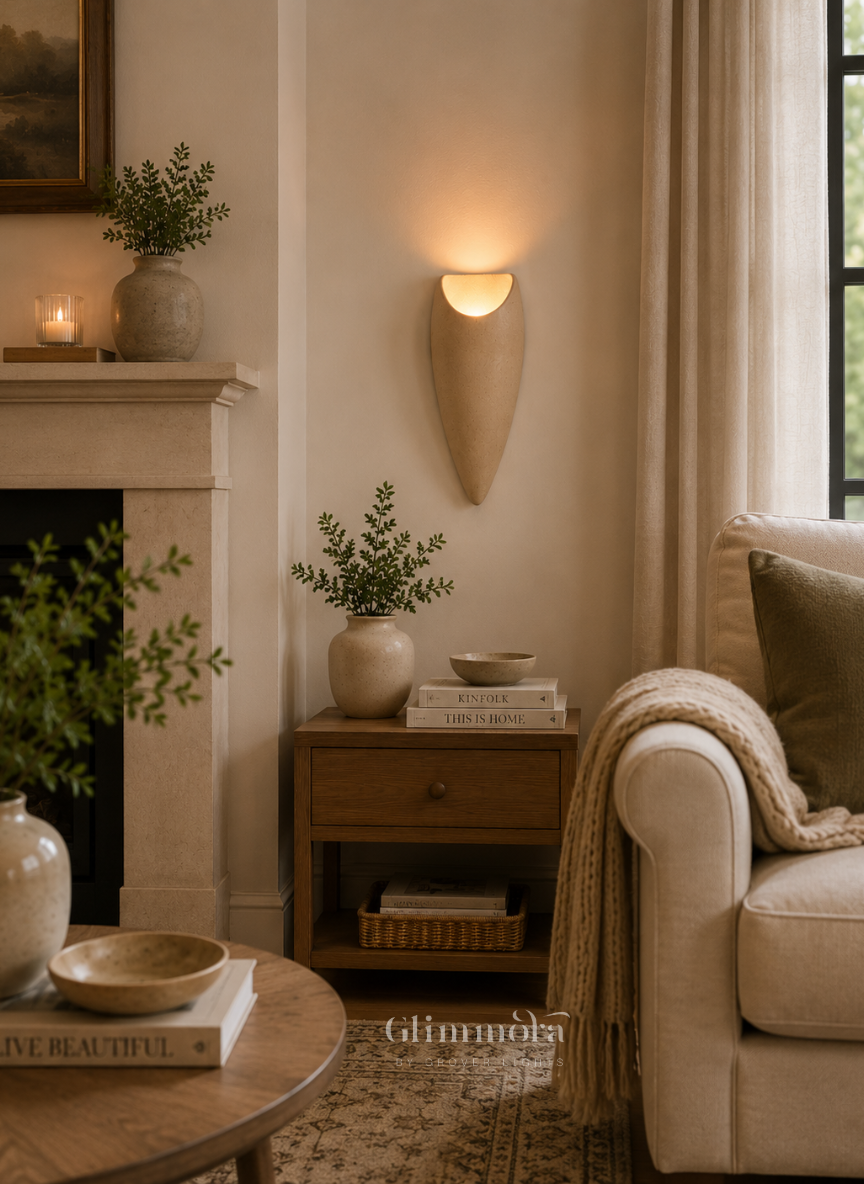 Terra Glow Organic Wall Sconce