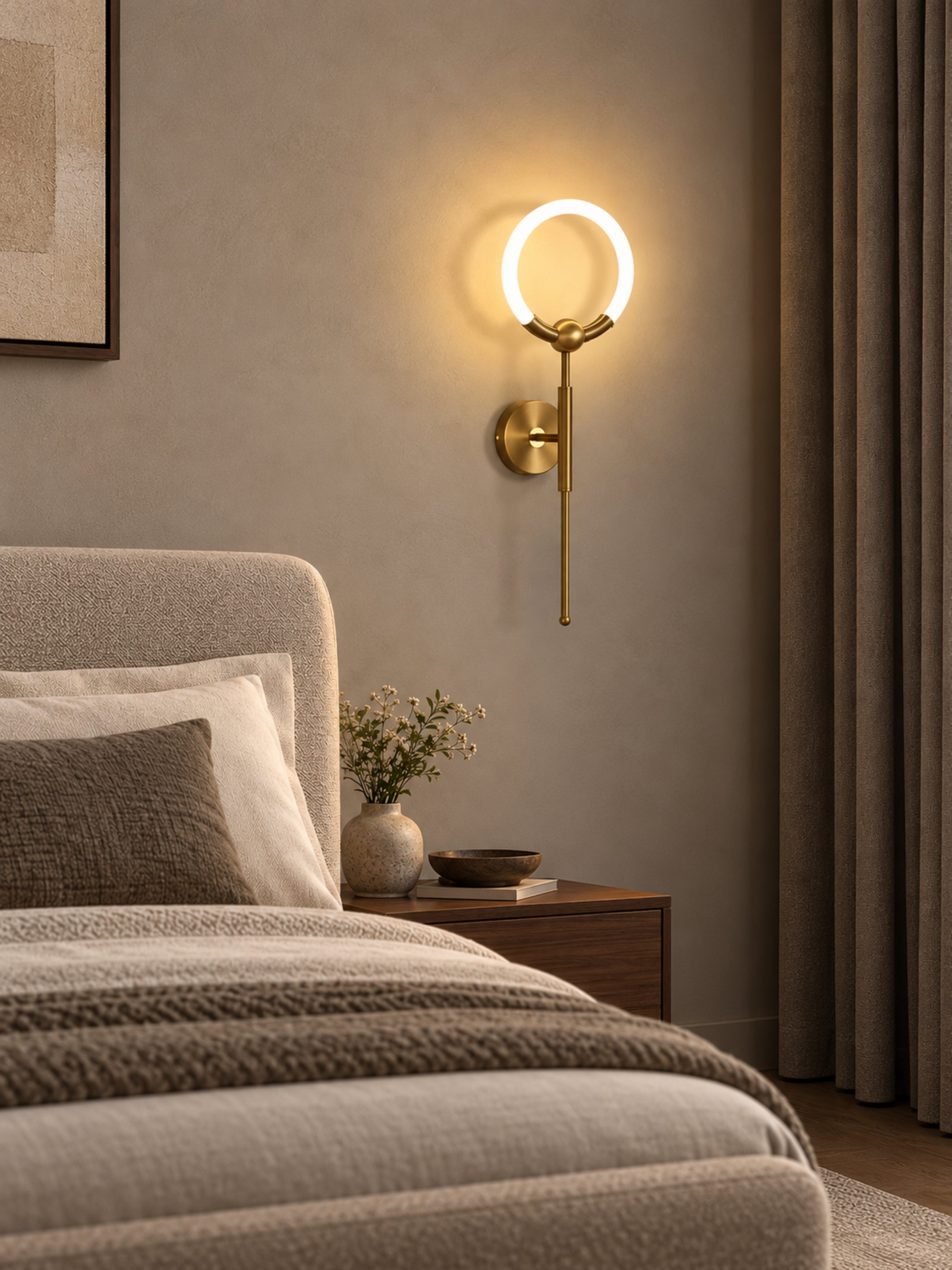 Aurielle – 600mm Gold Linear LED Wall Light