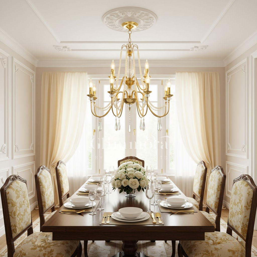 12 Light Clear Glass Italian Jewel Chandelier Ceiling Lights Hanging