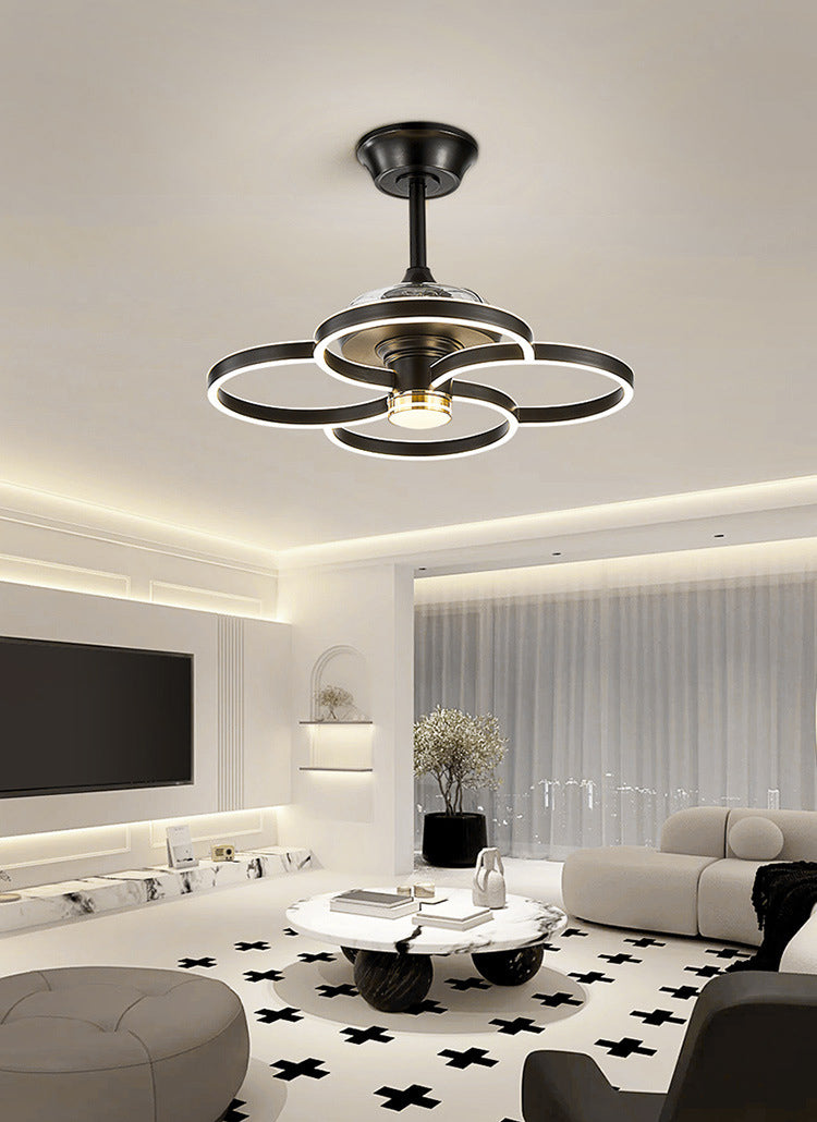 Dark Curves Ceiling Fan