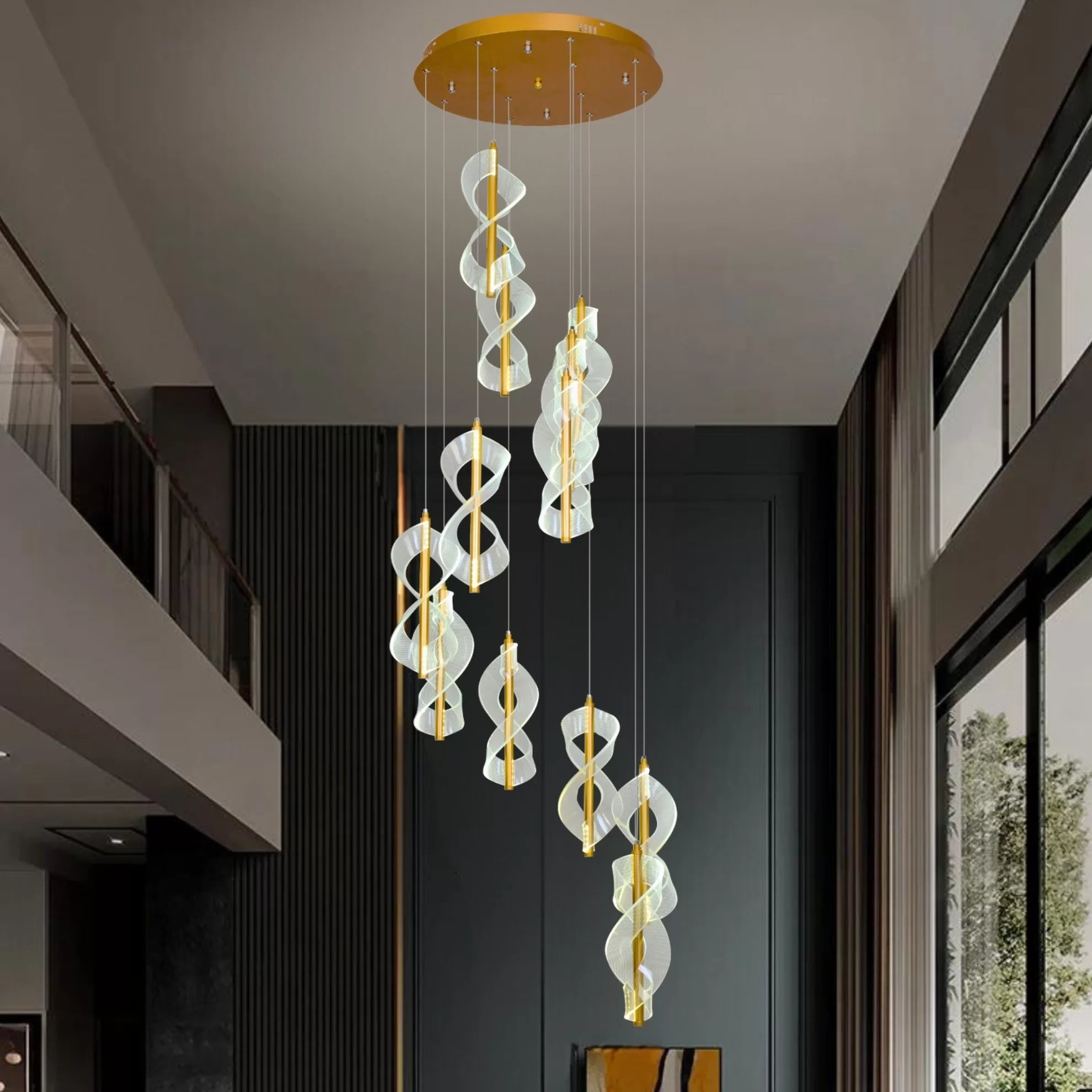 Lost in Curls Chandelier