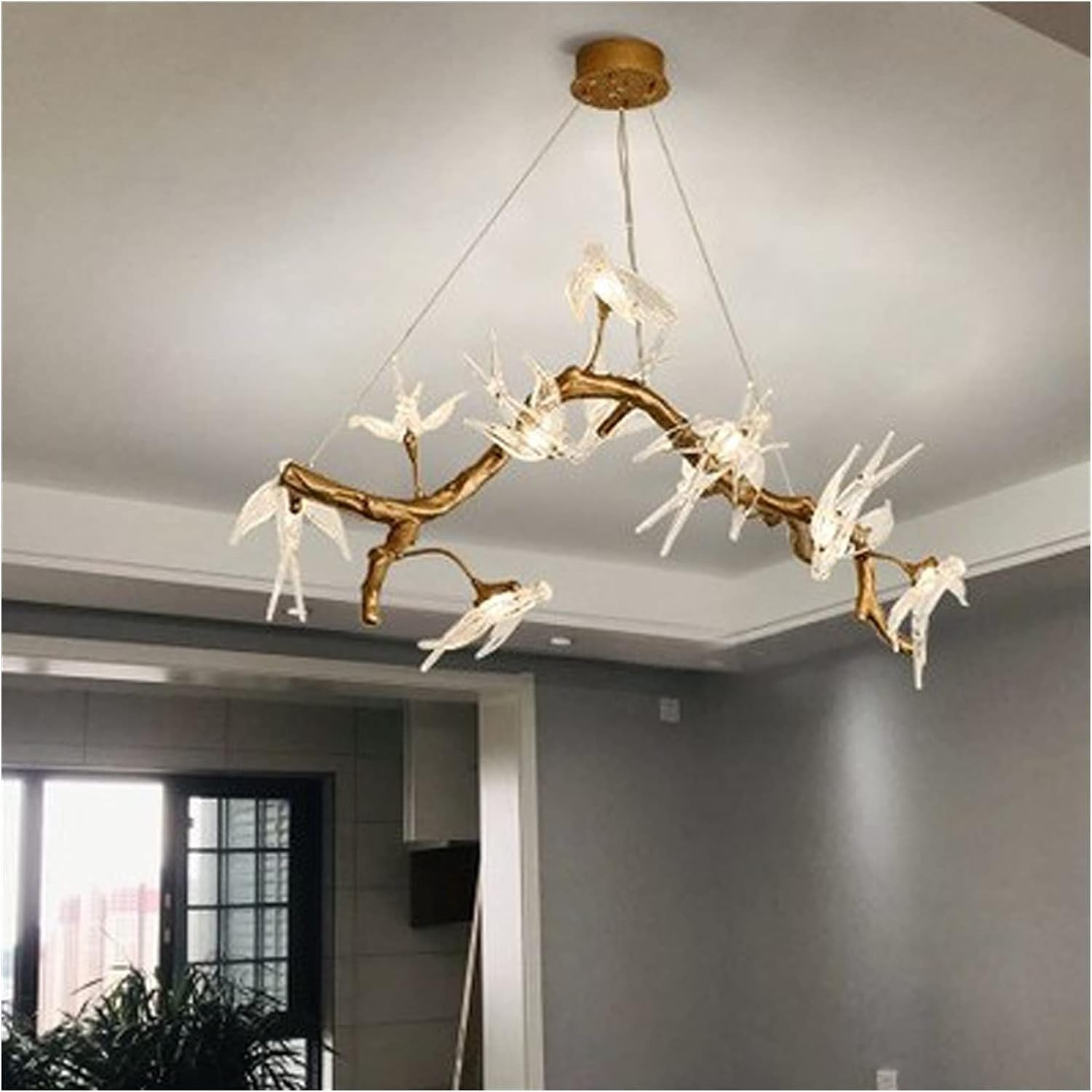 Copper Modern Chandelier