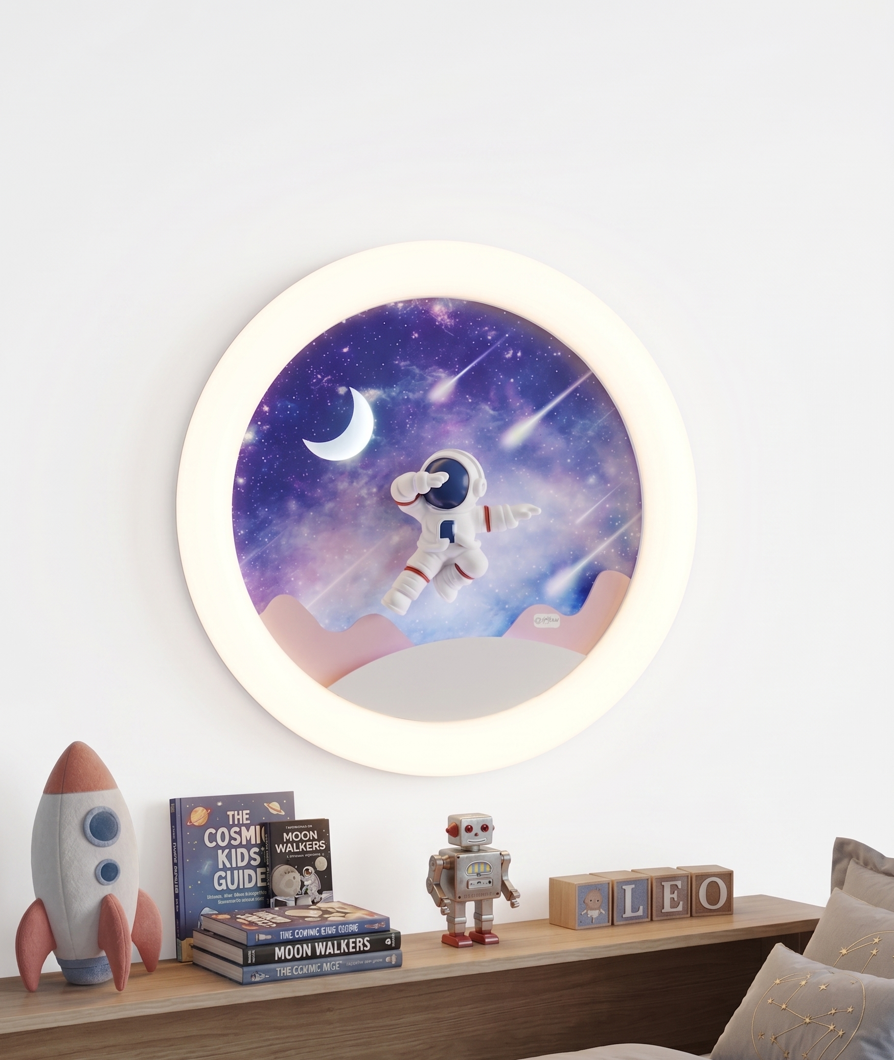 When Moon Winked (20 Inch) Wall/Ceiling Light