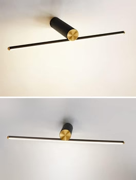 Modern Black Golden Body LED Mirror Light