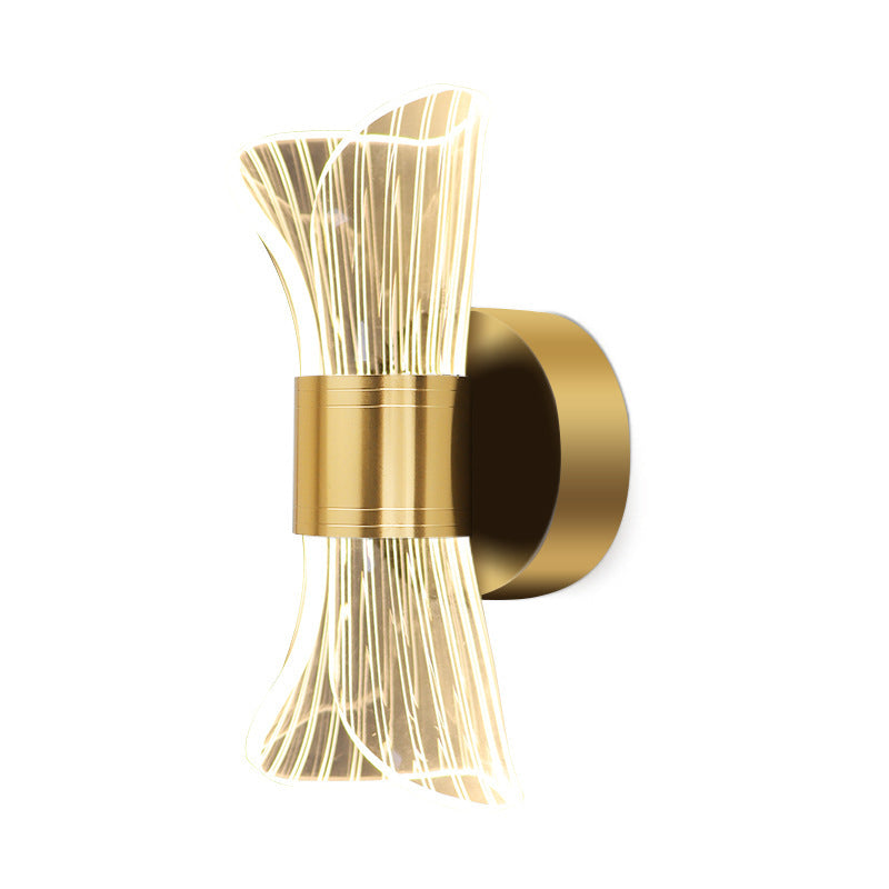 Transparent Curvy Led Wall Light