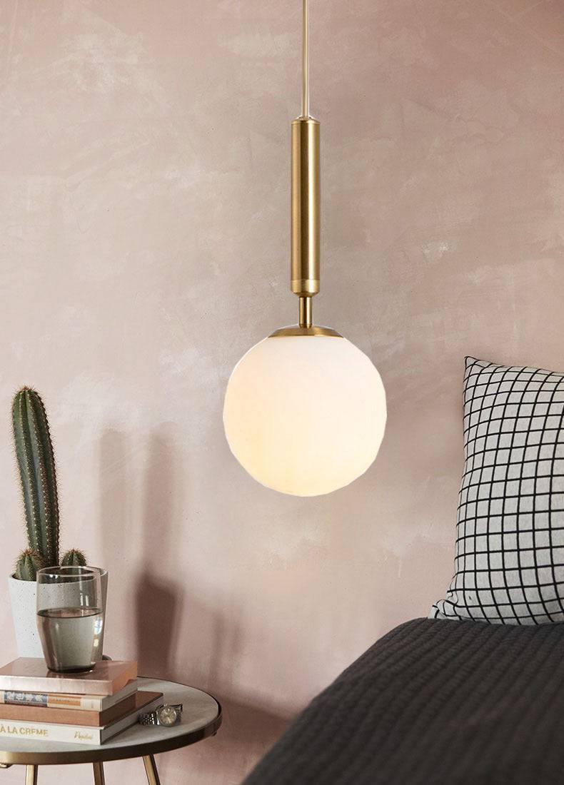 Led Gold Ball Pendant Lamp