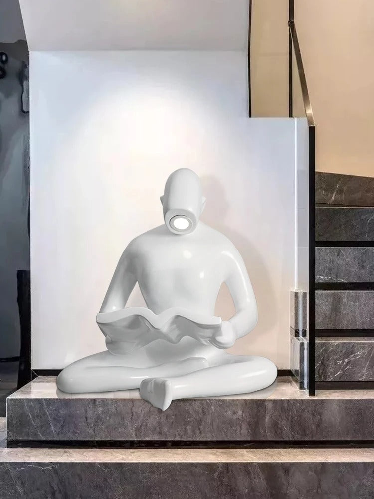 The Bookish Pose: A Reader's Sculpture