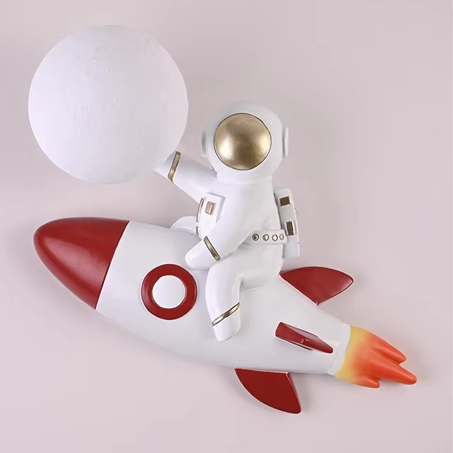 Rocket Astronaut Wall Lamp